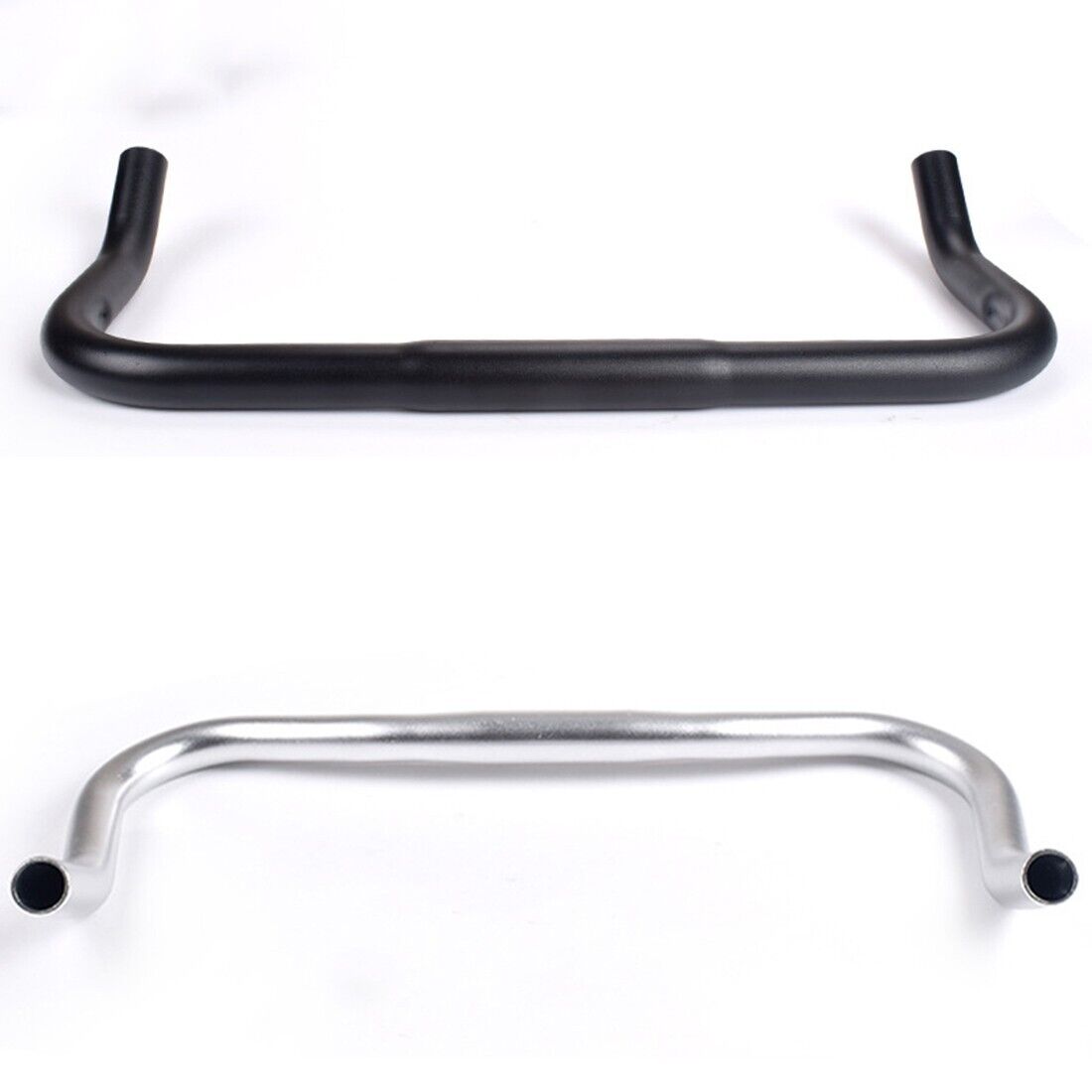 Road-Bike Bullhorn Handlebars Bar 25.4*370mm OD 22.2mm Drop Bend Handle Bar New