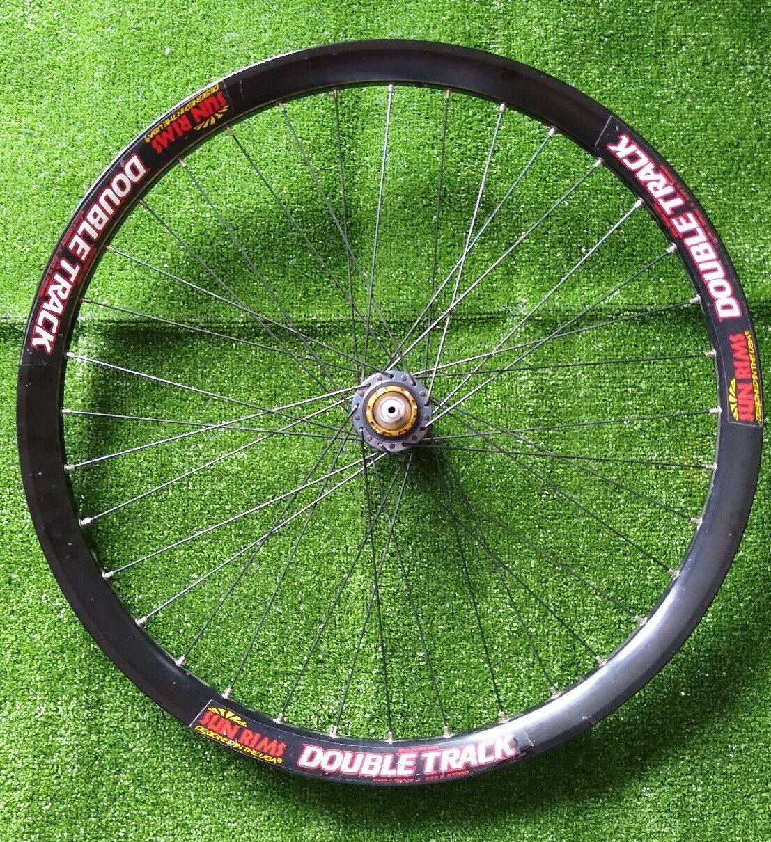 Hope Pro 2 Grey Rear Hub Sun Rims Double Track 36H Rim 26" Dh Freeride Dj Wheel