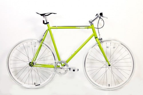 MBA Lime Green Single Speed Bike/Fixed Gear Road Bike - Size: 55cm