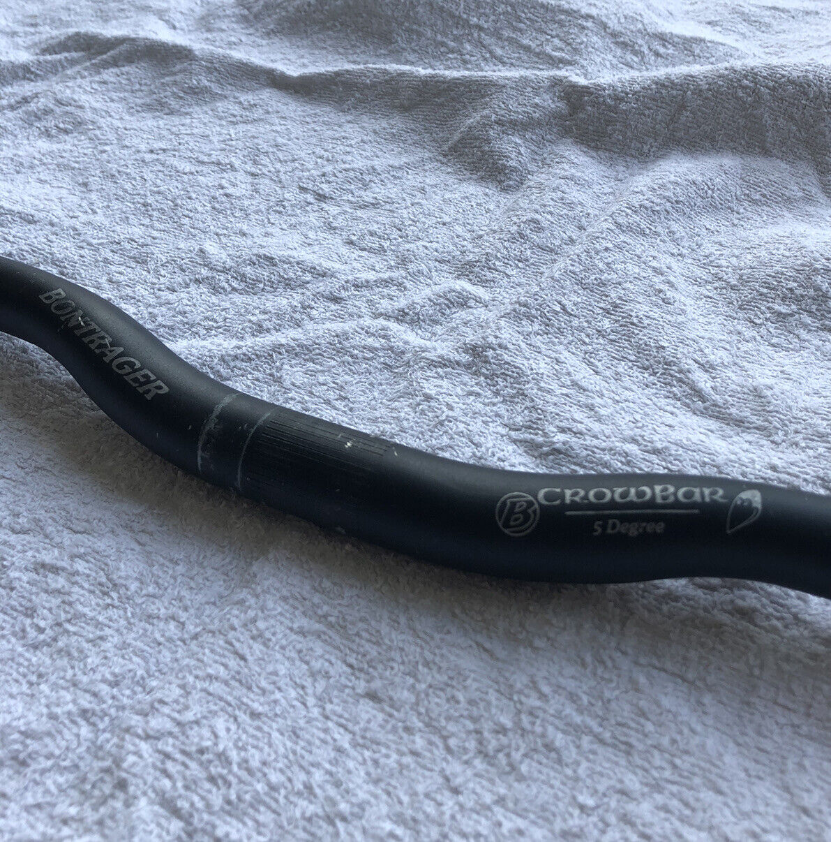 Bontrager Crowbar 5 Degree riser bars, 25.4mm clamp, 590mm wide
