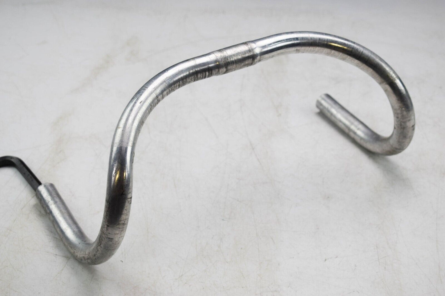 C.1950s STRATALITE MADISON VINTAGE BICYCLE ALLOY DEEP DROP HANDLEBARS, 370MM