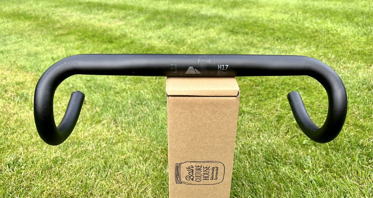 Canyon H17 Ergo AL Handlebar 400mm, Reach 70mm, Drop 128mm.