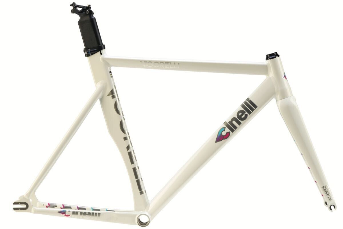 Cinelli Vigorelli White Special Frameset 2024 Alloy Fixed Track Bicycle Set t