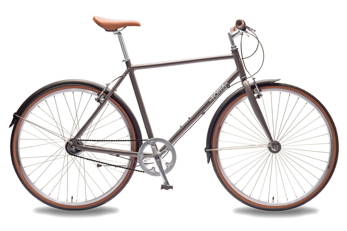 Foffa Bikes 2016 Urban 7 Speed Nexus Bike Grey