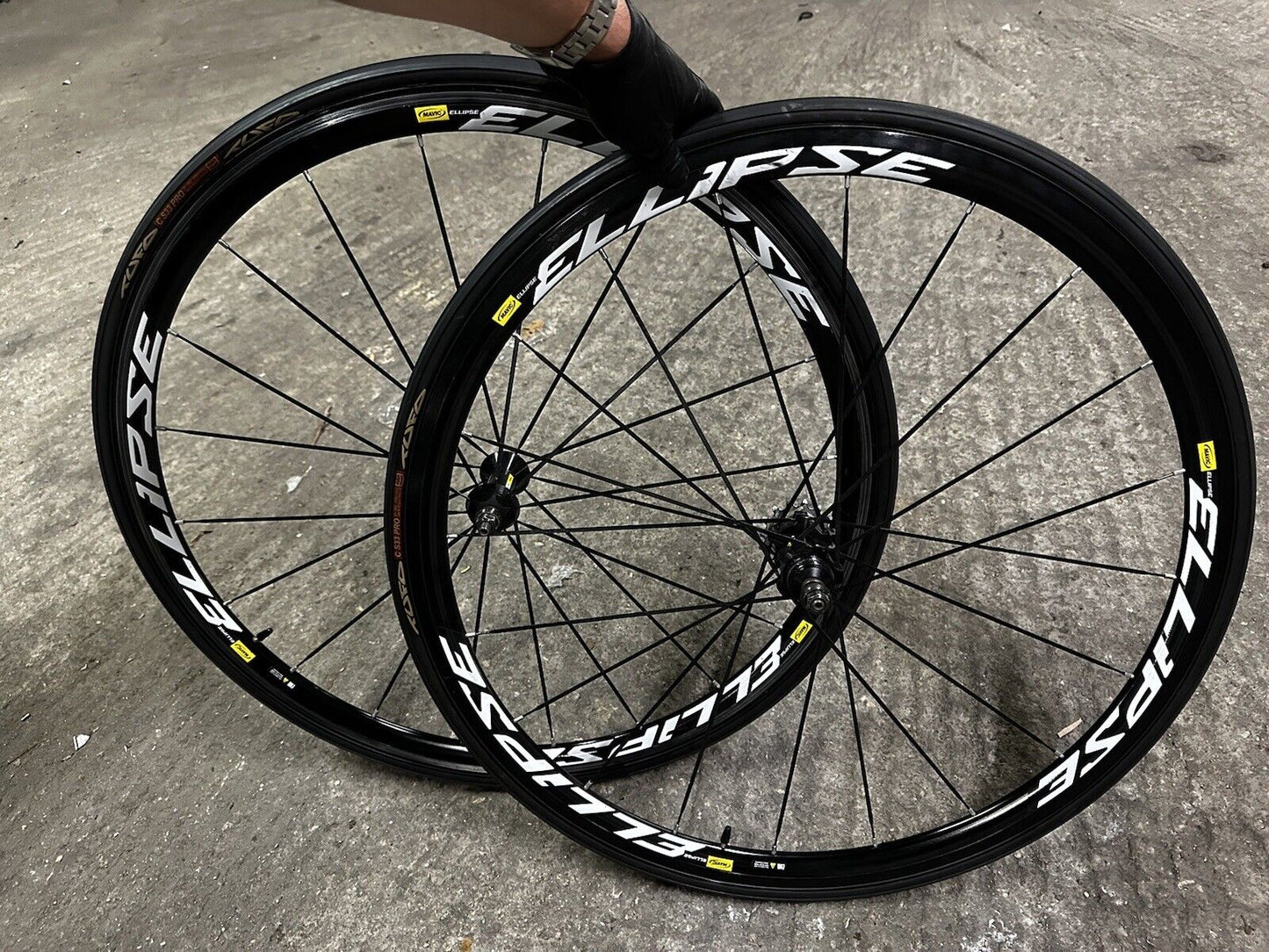 Mavic Ellipse Track Wheelset Fixed Gear Clincher Wheels