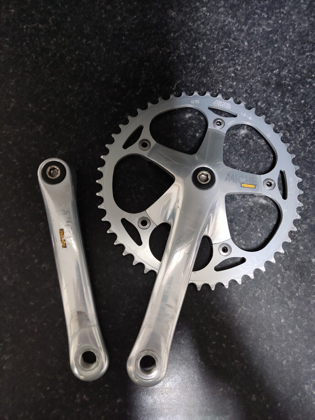 Miche Primato Track Cranks Singlespeed Cranks 135 Bcd 49T