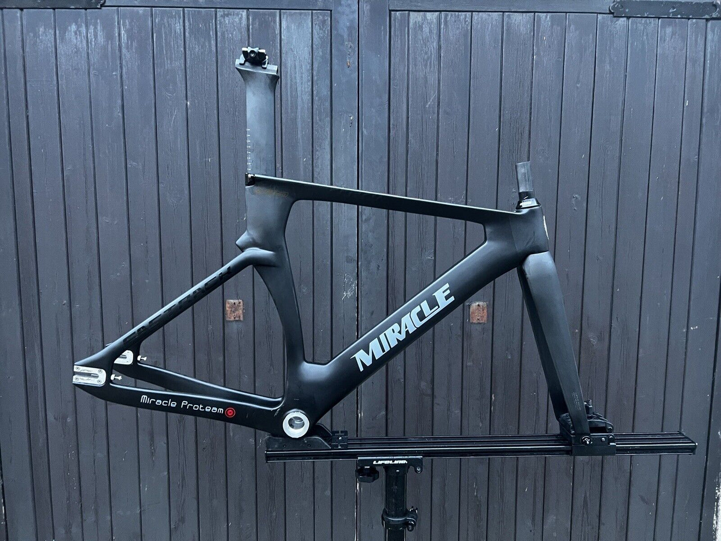 Miracle ProTeam Aero Carbon Track Bike Frameset - Small 50cm