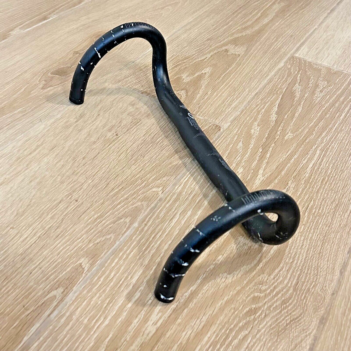 Oval Concepts 310 Aluminum Black Road Drop HandleBar Ergo bend 31.8 x 40cm A1