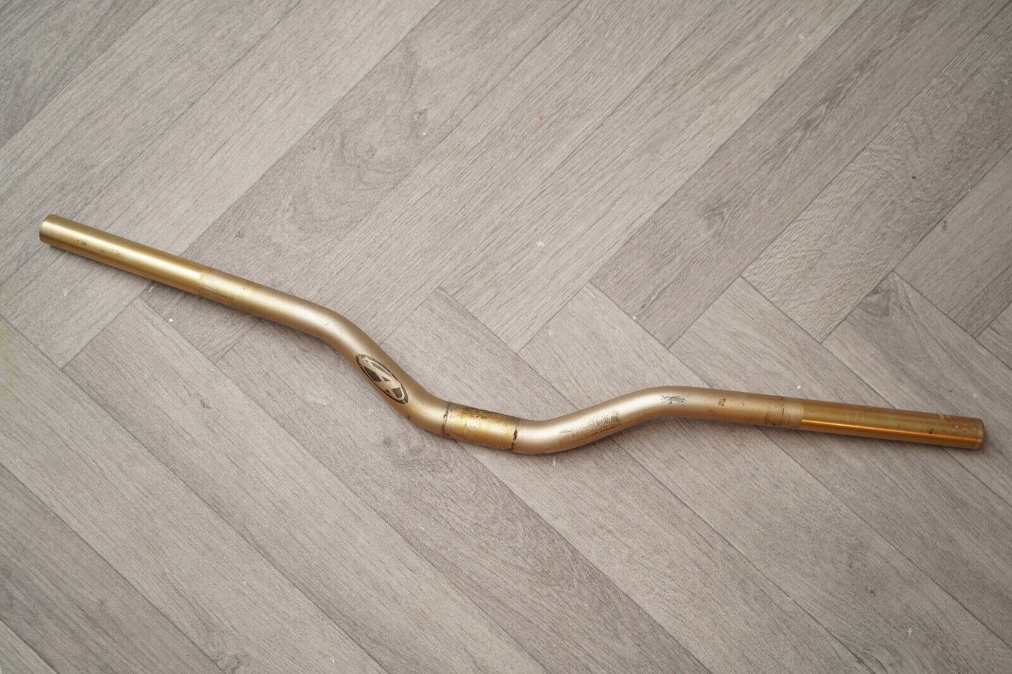 Retro Answer Pro Taper Mountain Bike Riser Handlebars 685mm x 25.4mm, Gold