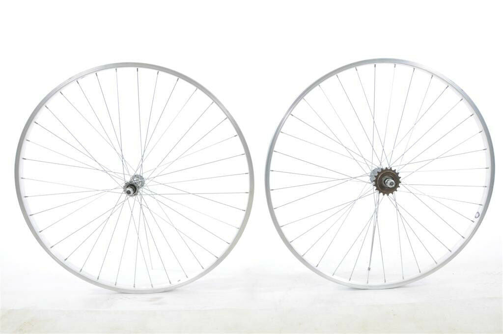 TREKKING 700C (622X19) PAIR SPECIAL BUILD SINGLE SPEED CONVERSION ALLOY WHEELS