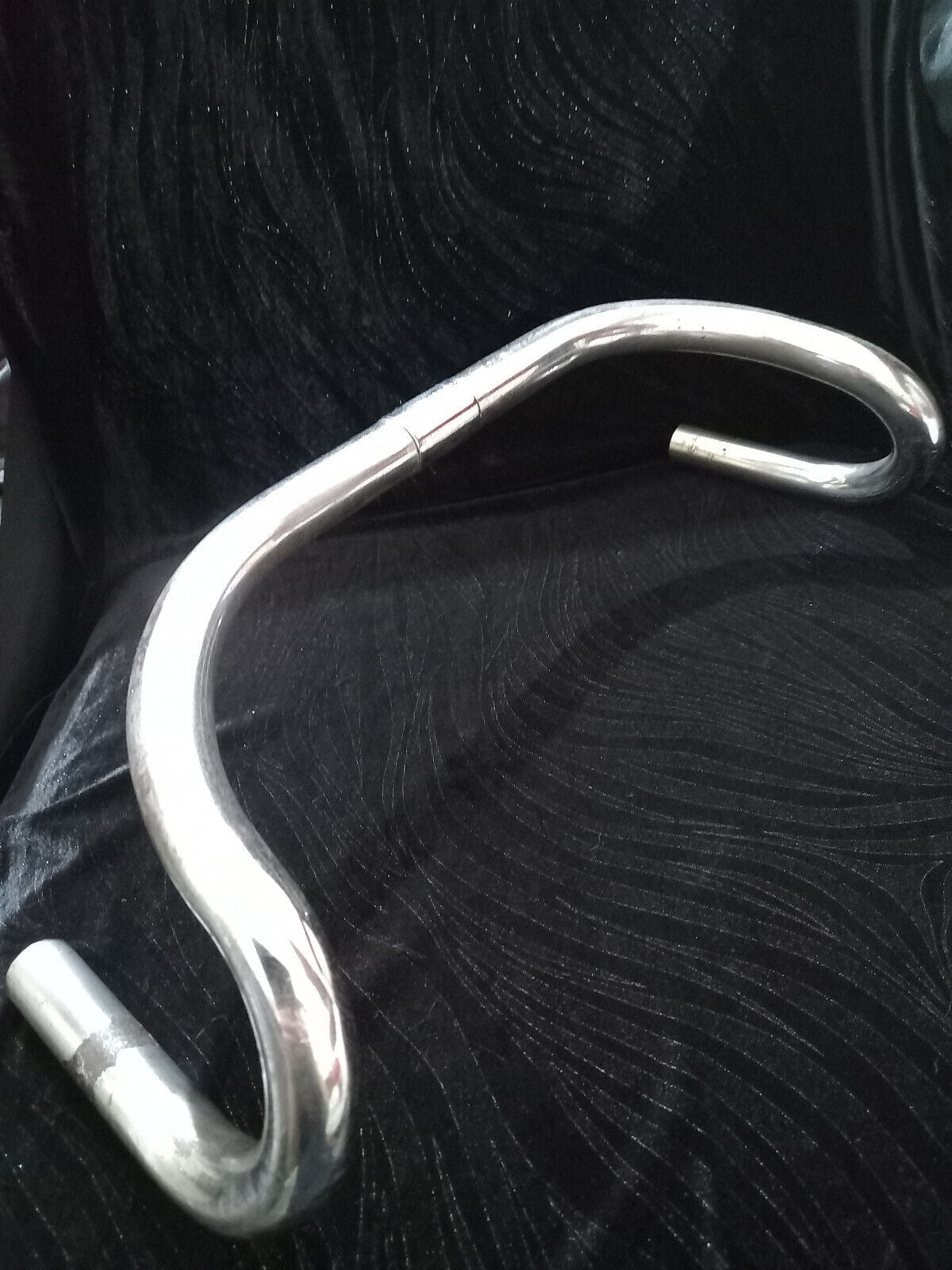VINTAGE 1930,S MARSH LEVEL DROP ROAD/TOURING CHROME STEEL CYCLE HANDLEBARS.