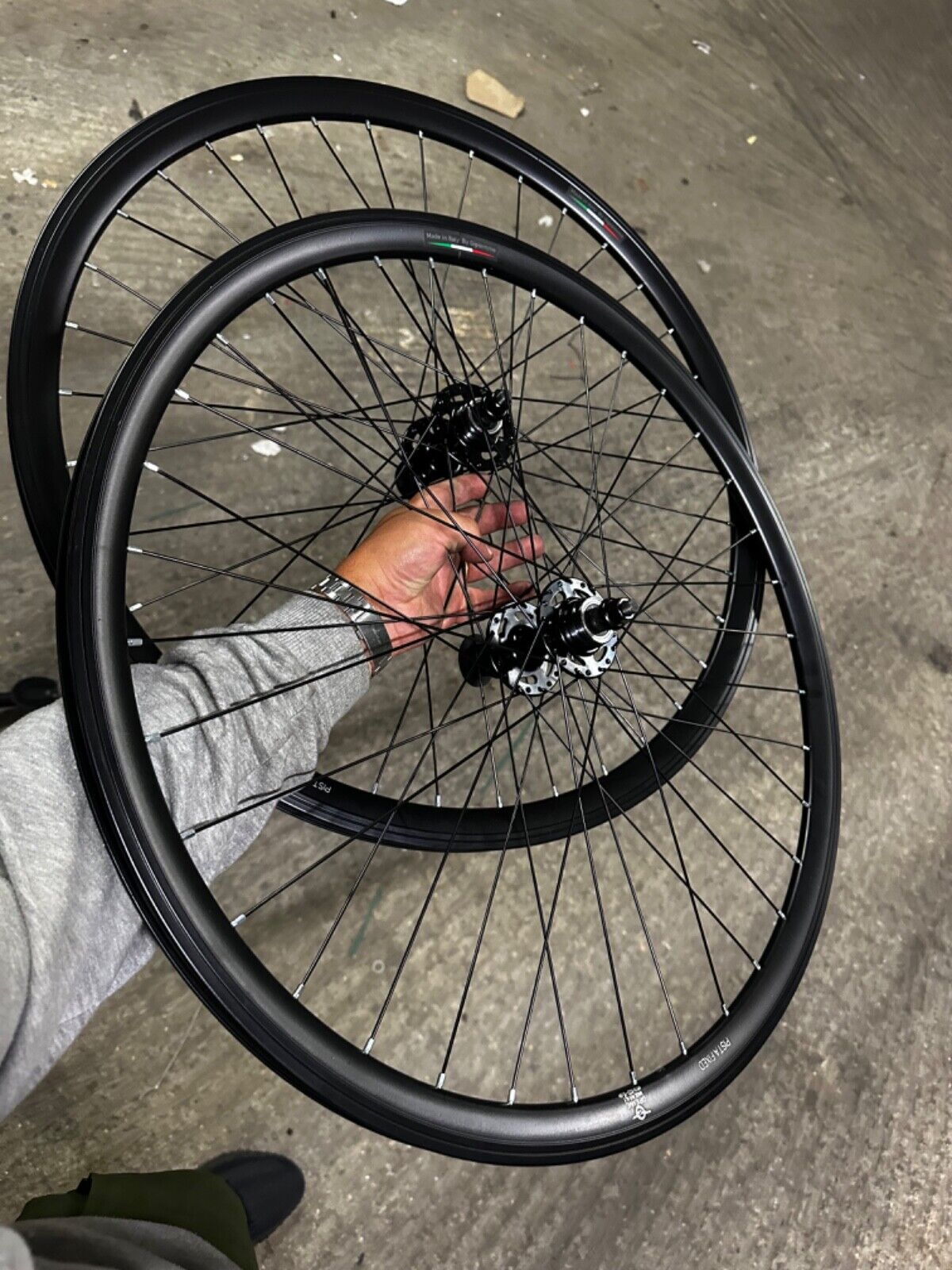 gipiemme pista clincher track wheelset flip flop 700c