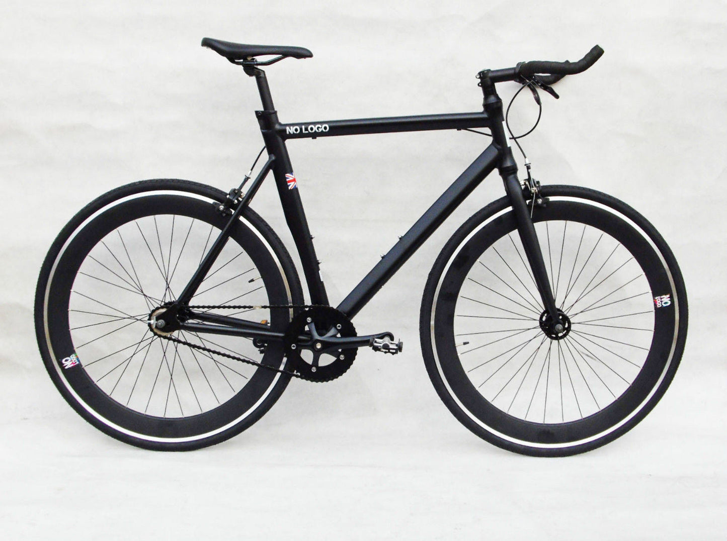 No Logo Bikes 2015 Single Speed bike & Fixed Gear Black