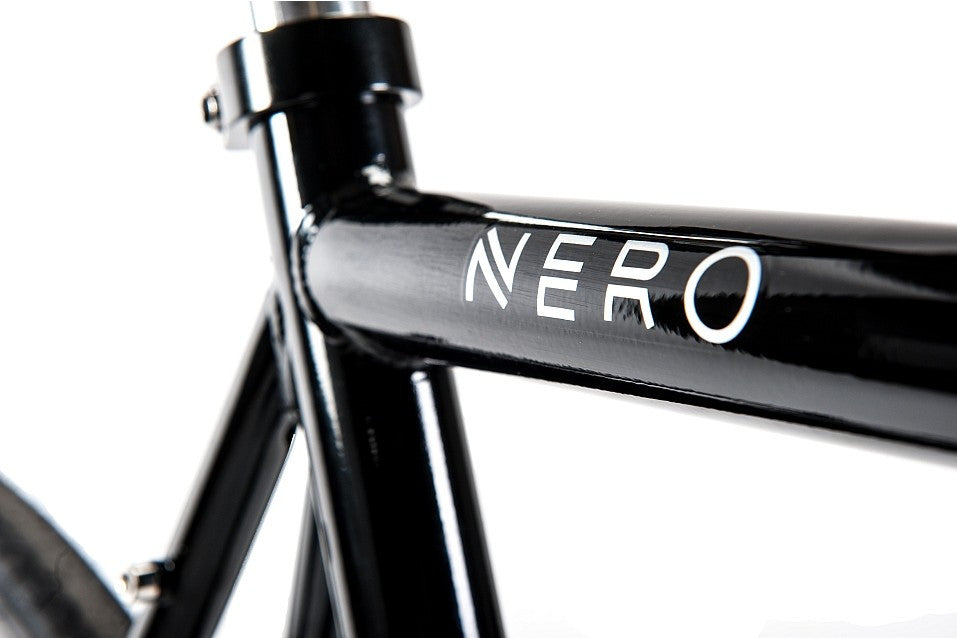 Quella Nero Gloss Black Single Speed Bike