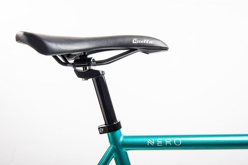 Quella Nero Green Single Speed Bike
