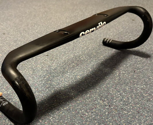 Cervelo S5 AB08 Carbon Handlebars V Stem 420 mm 80mm Reach 128mm Drop ~ RRP £356