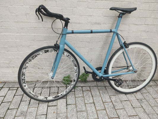 BLB Viper single speed fixie Bike Size L Cadet Blue Brick Lane bikes