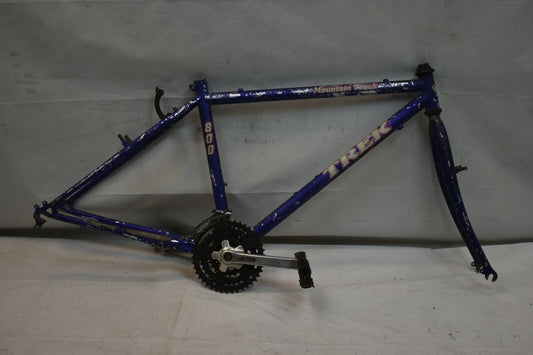 1997 Trek Mountain Track 800 MTB Bike Frame Set 16.5" Small Chromoly Ships Fast