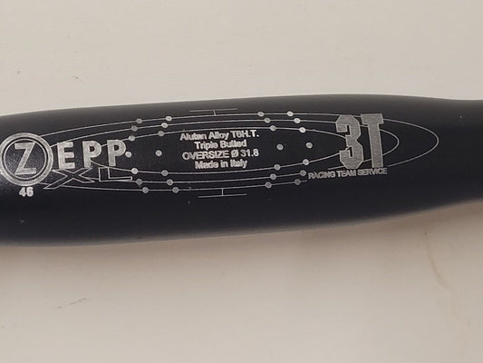 3T Zepp XL 31.8mm T6 Alloy Drop Handlebars 46cm (44cm) double groove