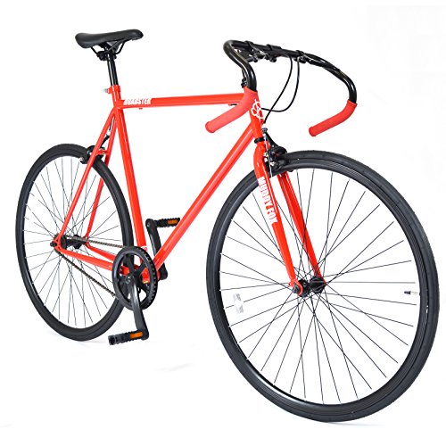 Muddyfox Roadster 700C Wheel Gents Touring Road Bike in Red and Black - Single Speed