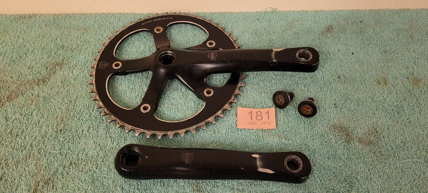 Andel RSC1 Fixie Bike 48t Single Speed Crankset Crank Arms 165mm