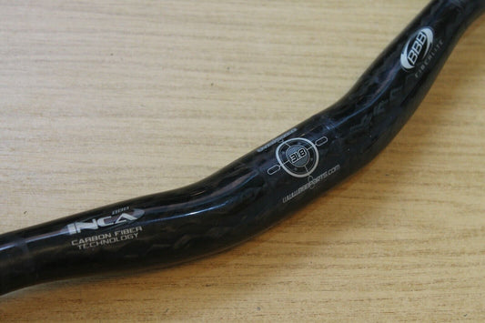 BBB Inca Fibrelite Carbon Riser Bar Handlebar Bars 545 mm x 25.4 mm Retro 189g