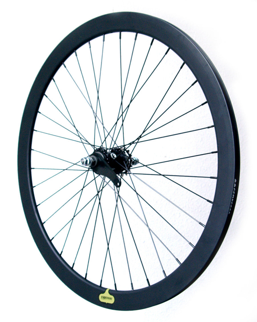 Espresso Coaster Brake Wheelset - Black 43mm Deep V Wheels