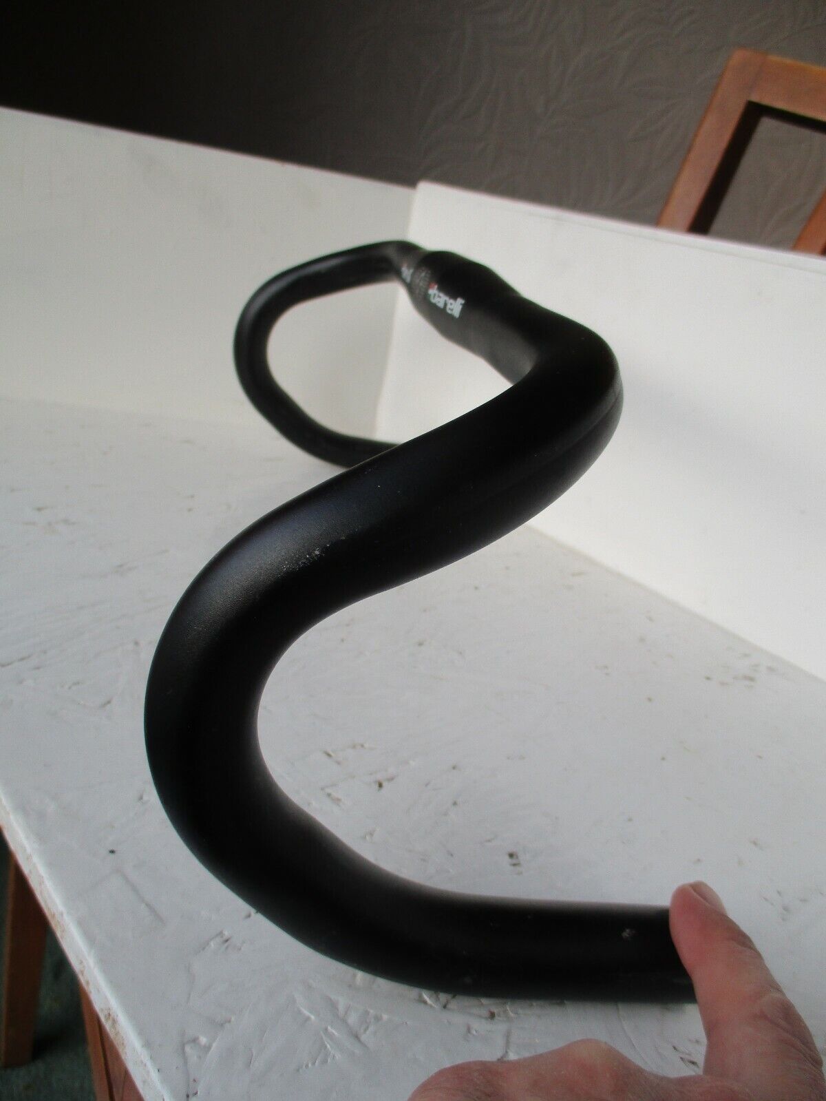 Barelli Black Bike Handlebars drop Bicycle Bars 44cm 31.8mm