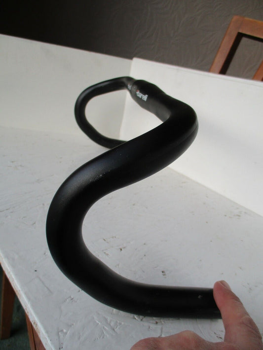 Barelli Black Bike Handlebars drop Bicycle Bars 44cm 31.8mm