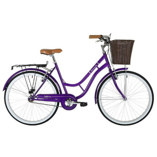 Barracuda Delphinus Bike Heritage, 26" (66cm) Wheel Size, Single Speed in Purple