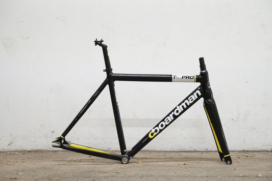 Boardman tk pro fixed gear track frameset single speed frame and forks size 53