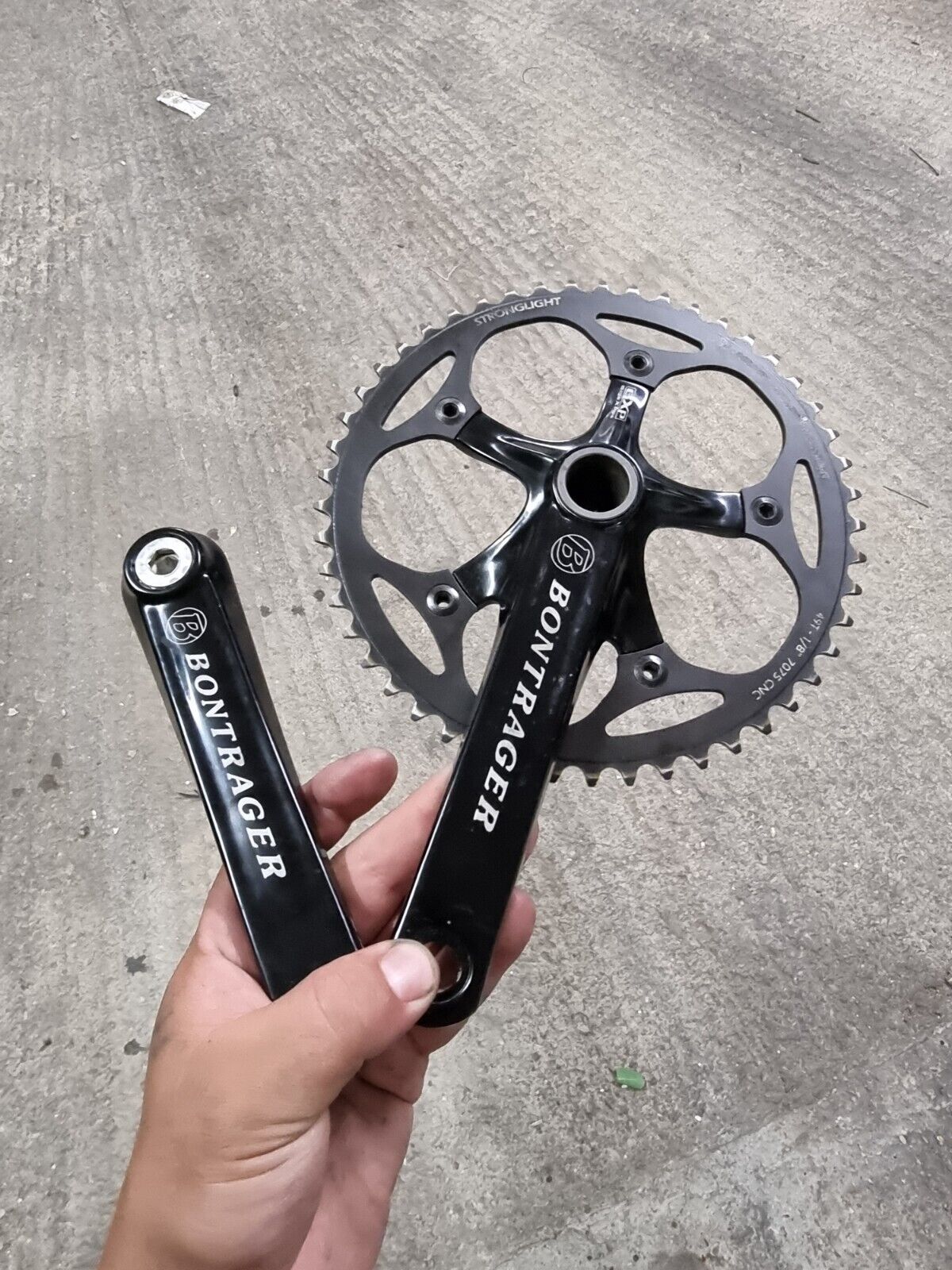 Bontrager Track Crankset 165mm 49t Gxp Fixed Gear Cranks And Bb