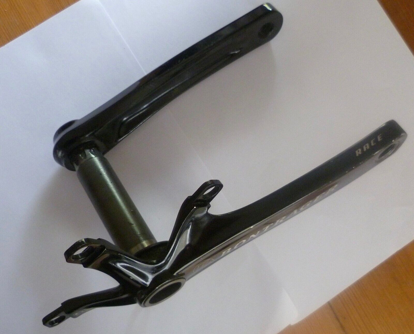 Bontrager race sram gxp gigapipe crankset cranks track fixie bike used black 165