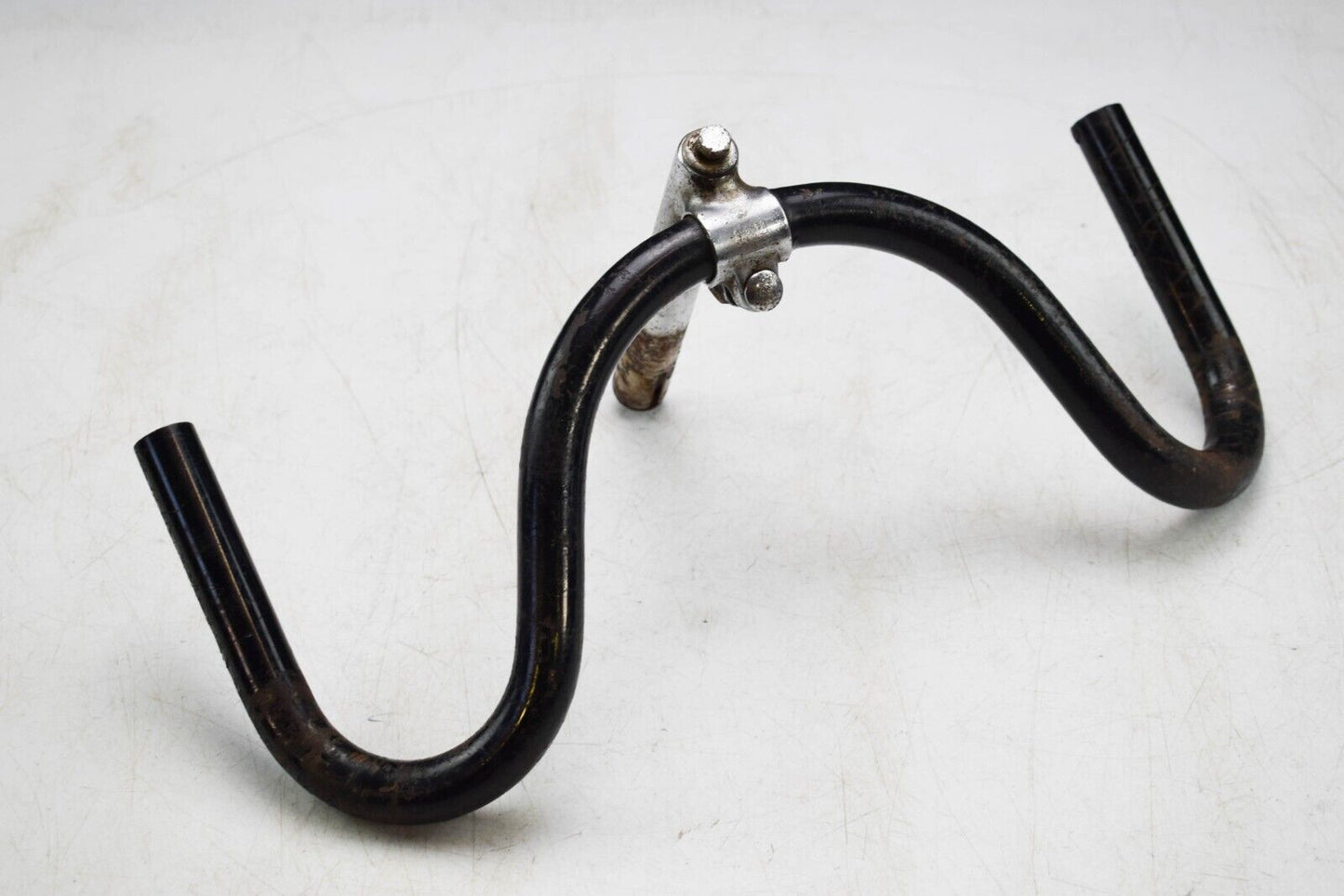 C.1930s LAUTERWASSER VINTAGE BICYCLE DROP HANDLEBARS & STEM, 380MM