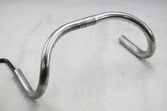 C.1950s STRATALITE MADISON VINTAGE BICYCLE ALLOY DEEP DROP HANDLEBARS, 370MM