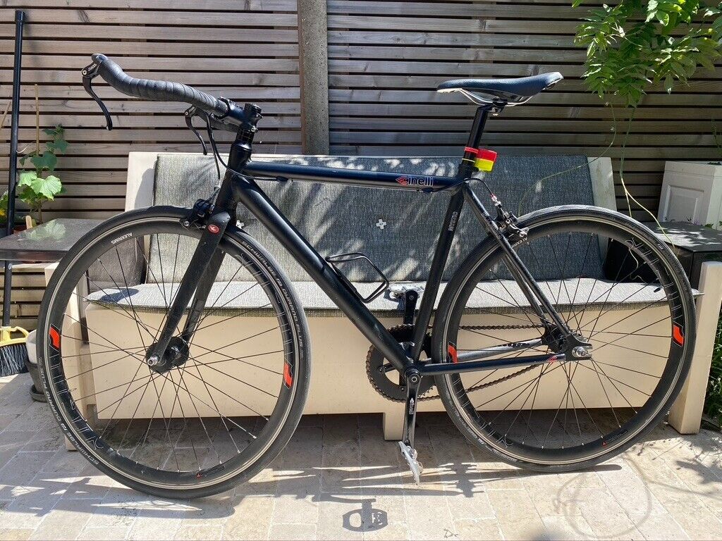 Cinelli Bootleg Mystic Rats Black Fixie Bike Small Excellent Condition