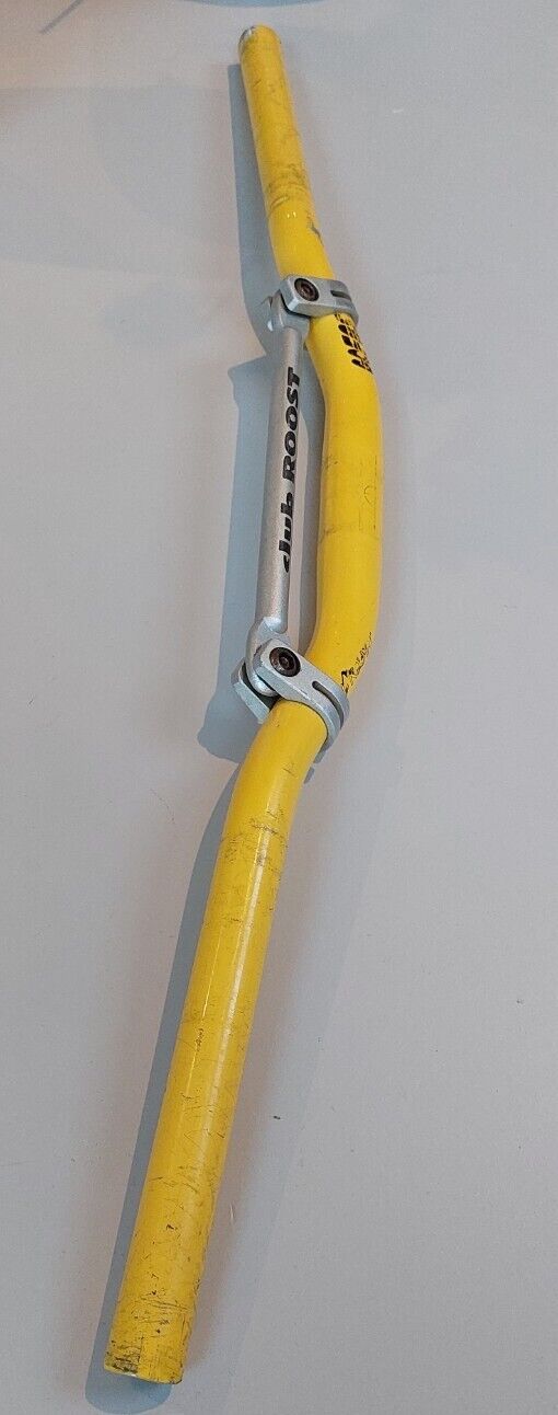 Club Roost Go Fast Riser Handlebar 25.4mm 630mm Rare Yellow Retro