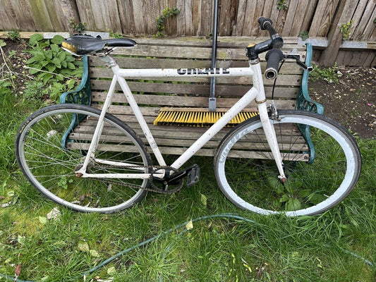 Create C8 700C Single-Speed / Fixie Road Commuter Bike 54cm M/L Steel White