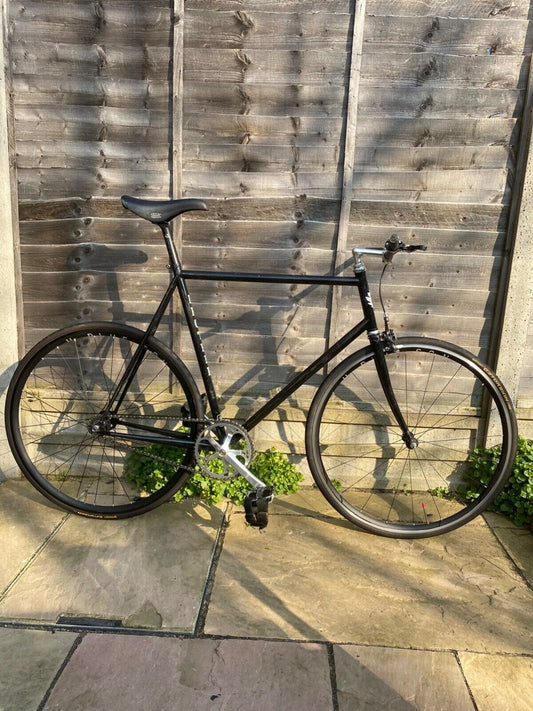 Custom Brother R725 Steel Fixed Gear with H Plus Son Wheels