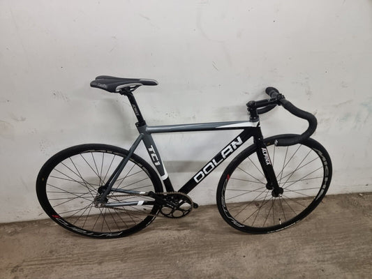 Dolan tc1 fixed gear track bike size 52 miche wheels sugino crankset