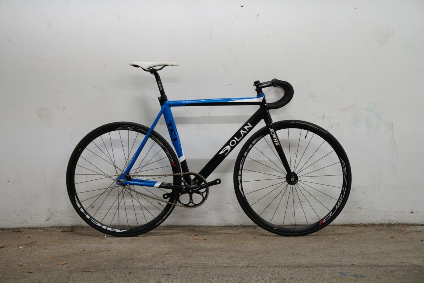 Dolan tc1 track bike size 56 pista fixed gear bicycle miche wheels sugino cranks