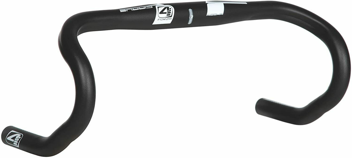 FORZA 4ZA Cirrus Road Ergonomic Drop Handlebar - Alloy, 400mm Width