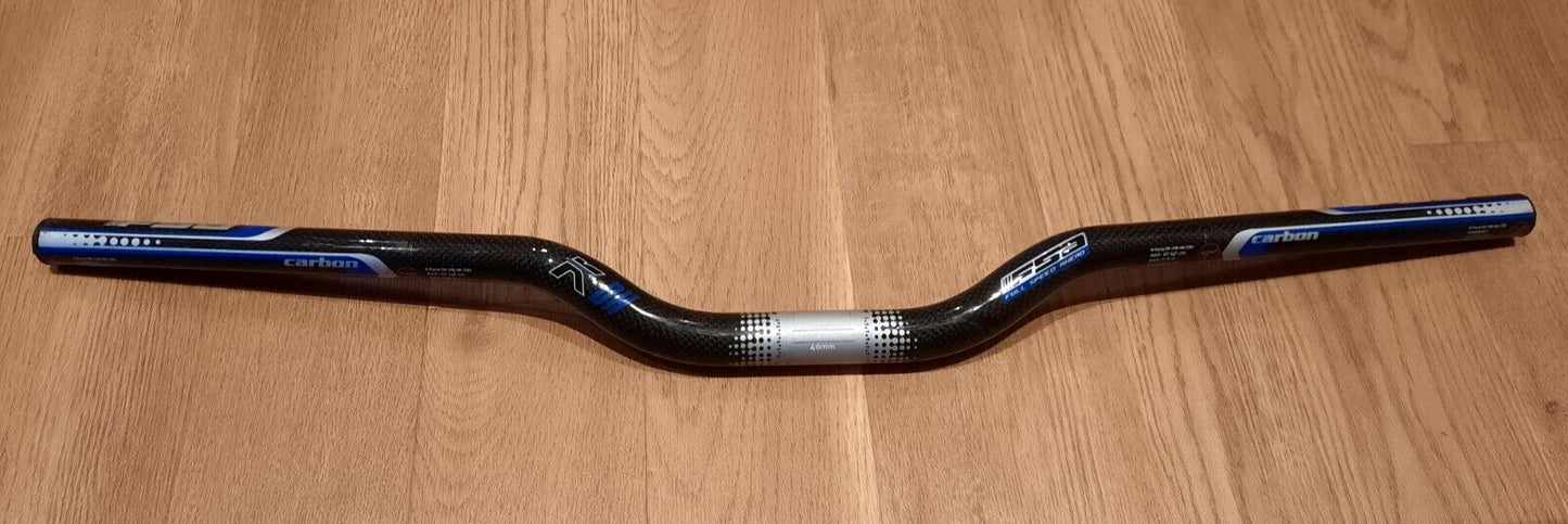 FSA K Force carbon DH handlebar 25.4 Very rare retro 710 mm 40 mm rise riser bar
