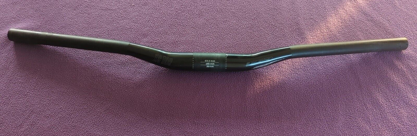FSA XC190 MTB aluminum riser Handlebar bars 31.8mm 680mm 20mm rise