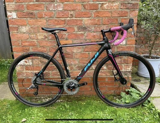 FUJI ALTAMIRA CX 1.5 GRAVEL/CYCLOCROSS BIKE - FULL CARBON SMALL/MEDIUM S/M 52cm at Fixed Gear Frenzy