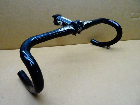 Forza Stratos Drop Bars 31.8mm x 420mm + 4ZA Cirrus 110mm Stem