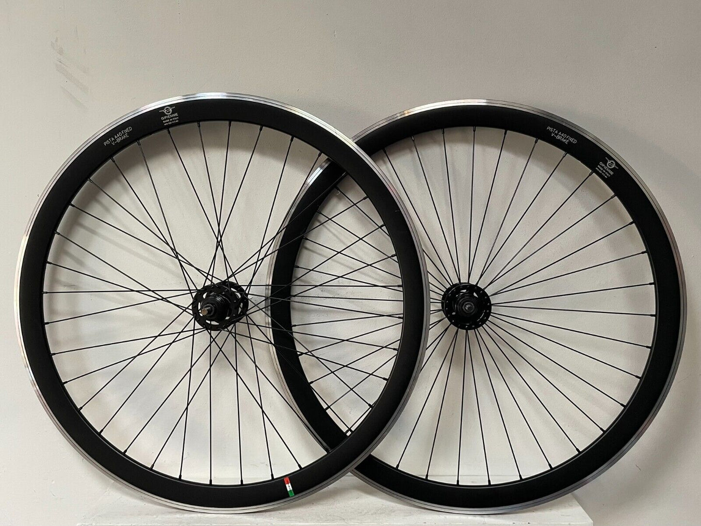 GIPIEMME Pista A40 FIXED 700c 28 inch Fixie Single Speed Wheel Set Flip/Flop
