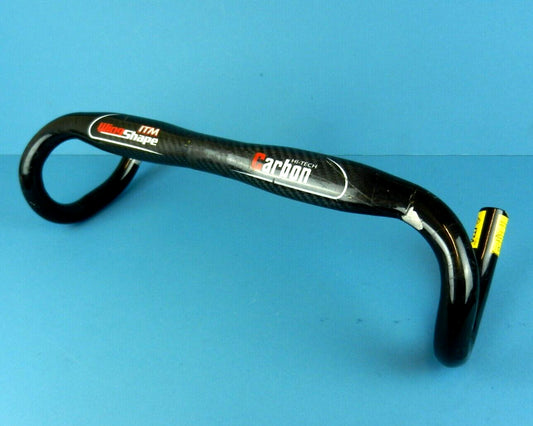 HI-TECH CARBON ITM WING SHAPE ROAD BIKE DROP HANDLEBAR BLACK RACER 31.8mm 42cm