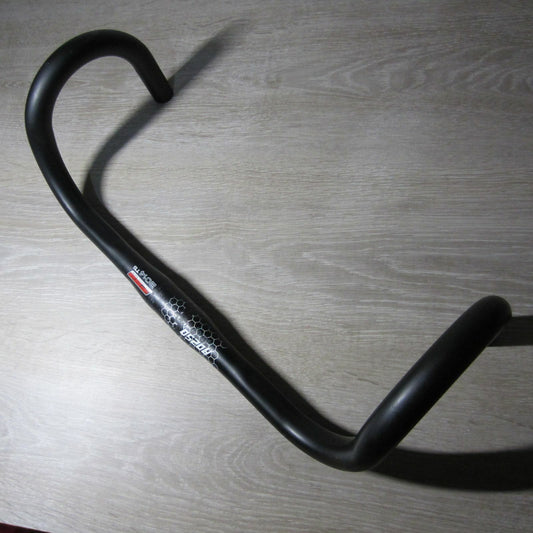 Handlebars FSA RD250 drop bars 31.8mm 42cm Black alloy 281g