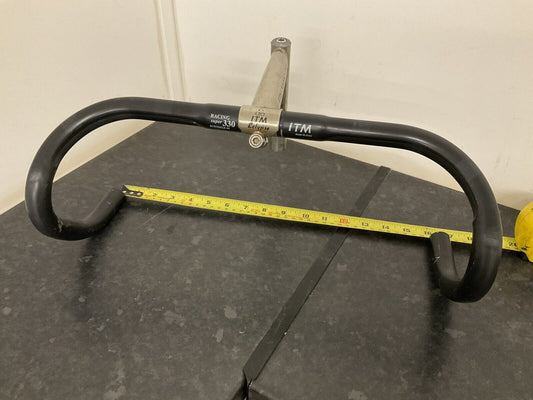 ITM Racing Super 330 Anatomica 44 Drop Bar Handlebar & Italmanubri ECLYPSE Stem